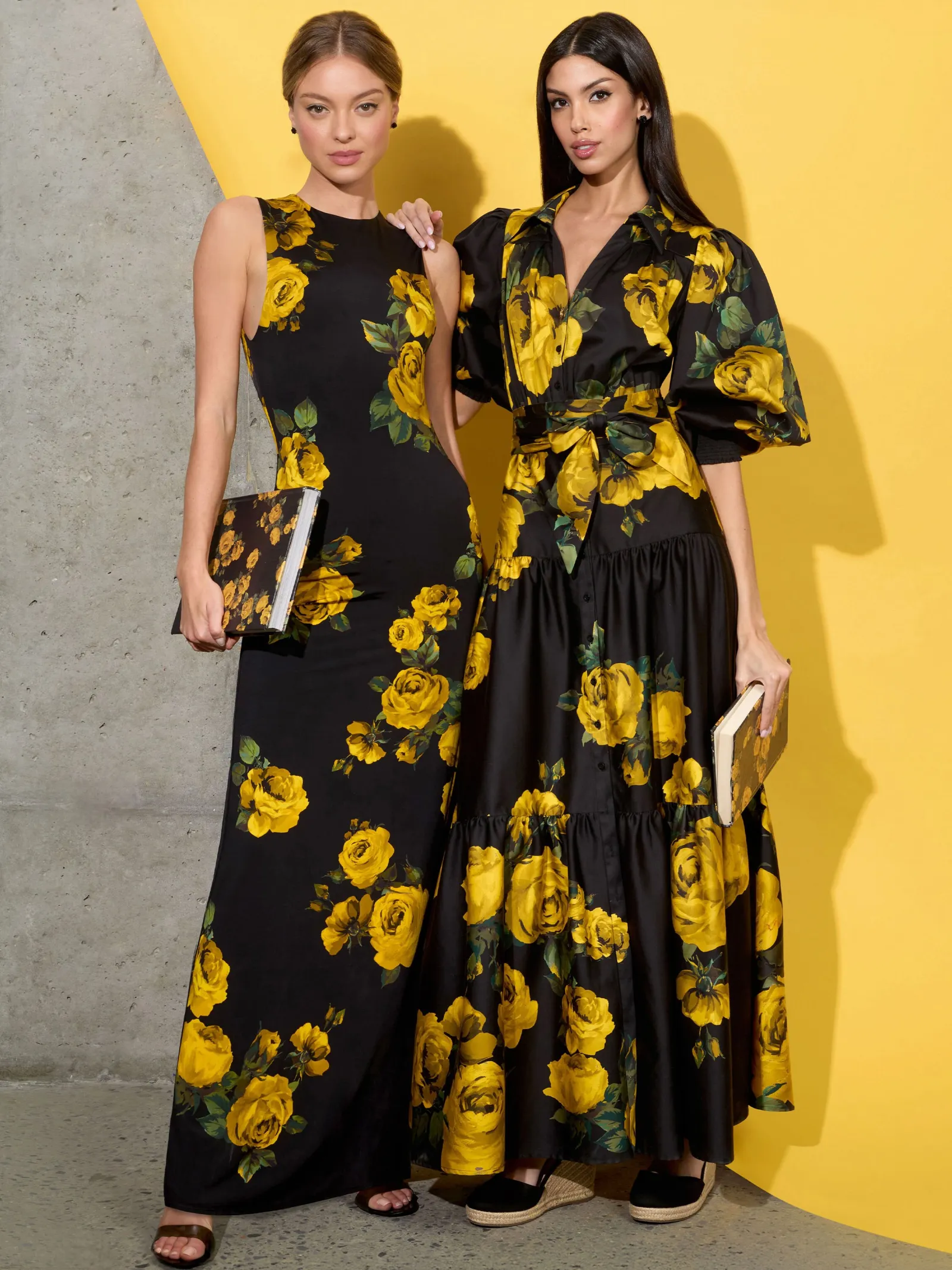 Alice and Olivia MAXI*DELORA OPEN BACK MAXI DRESS