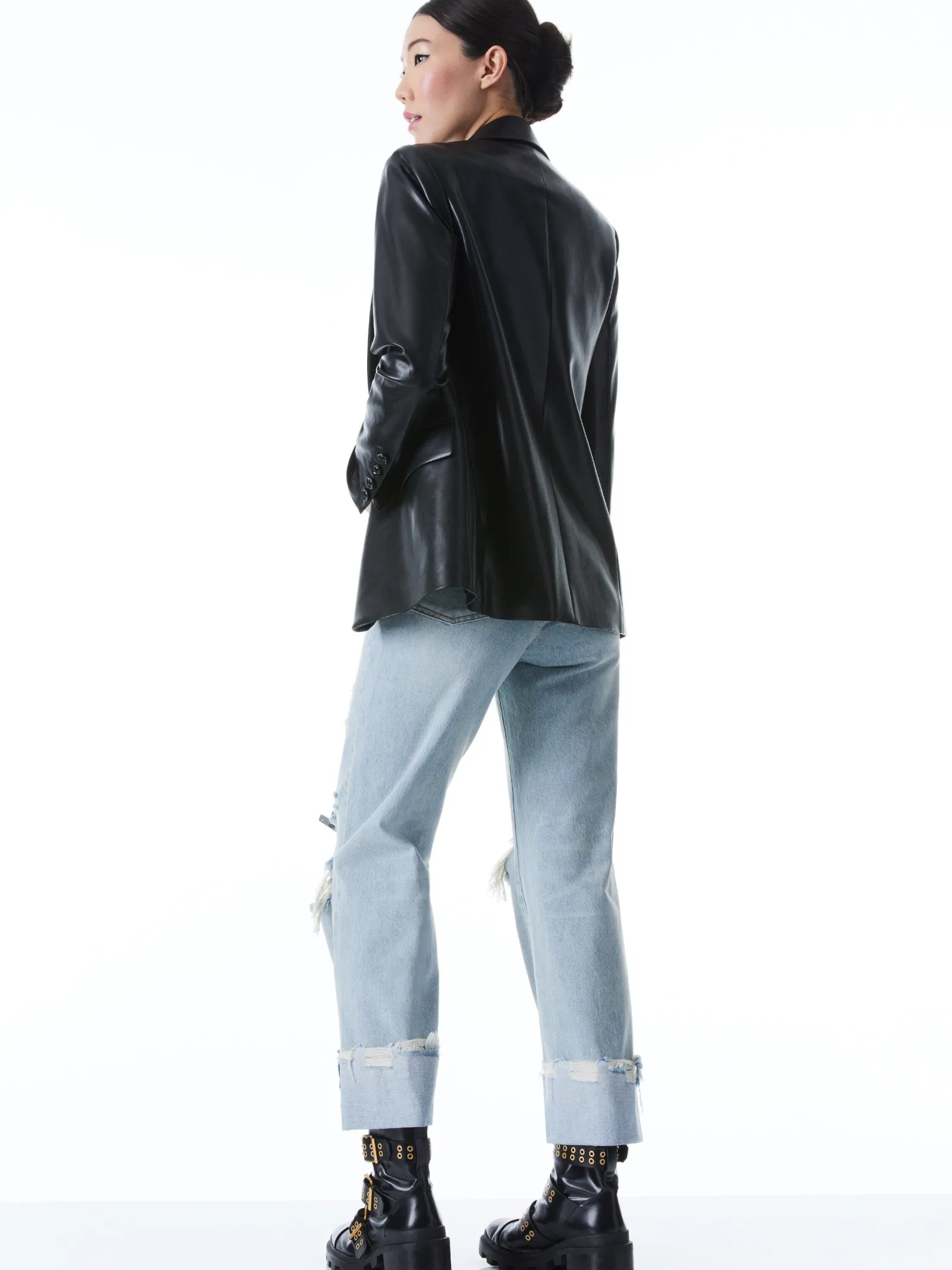 Alice and Olivia BLAZERS*DENNY VEGAN BLAZER