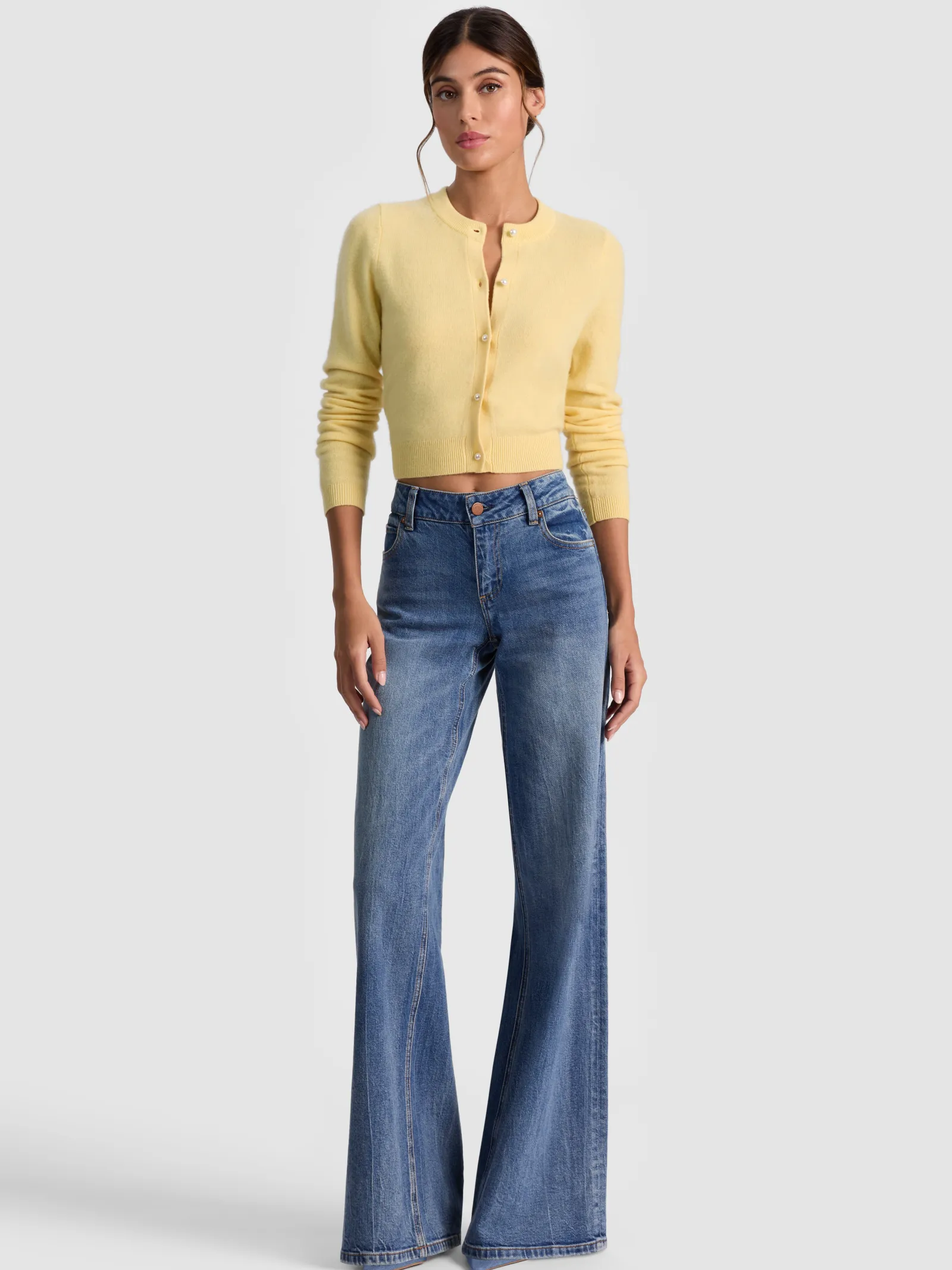 Alice and Olivia CARDIGANS*DOLLIE CASHMERE CARDIGAN