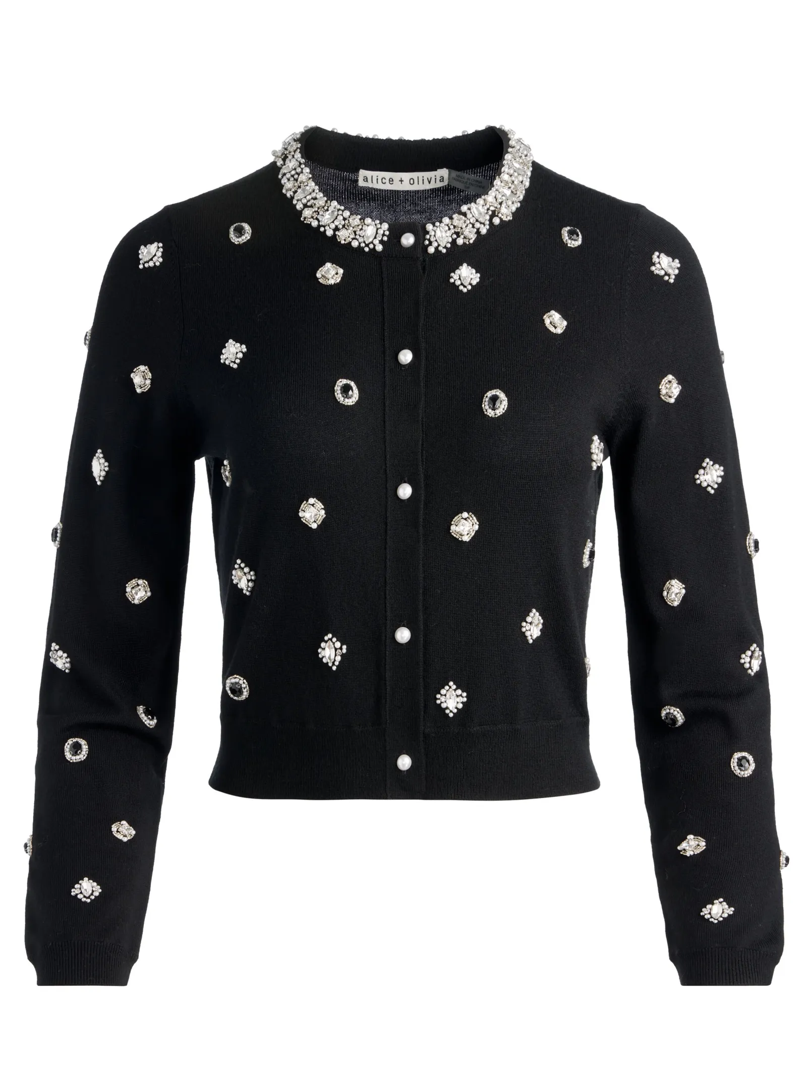 Alice and Olivia CARDIGANS*DOLLIE EMBELLISHED CARDIGAN