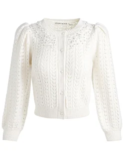 Alice and Olivia CARDIGANS*DORIS EMBELLISHED CARDIGAN