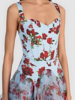 Alice and Olivia MAXI*DOROTHEA PRINTED BALLGOWN