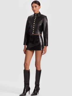 Alice and Olivia VEGAN*EMERSON VEGAN MILITARY JACKET