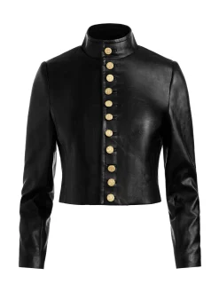 Alice and Olivia VEGAN*EMERSON VEGAN MILITARY JACKET