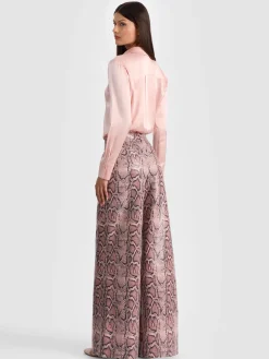 Alice and Olivia VEGAN*ERIC VEGAN SNAKESKIN PANT