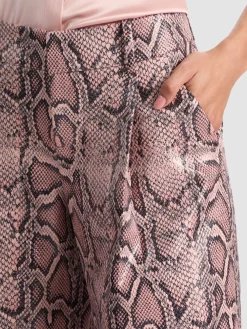 Alice and Olivia VEGAN*ERIC VEGAN SNAKESKIN PANT