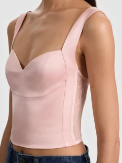 Alice and Olivia CROP TOPS*EVE BUSTIER TOP