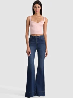 Alice and Olivia CROP TOPS*EVE BUSTIER TOP