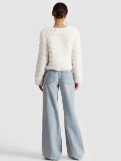 Alice and Olivia JACKETS*FAWN FAUX FUR JACKET