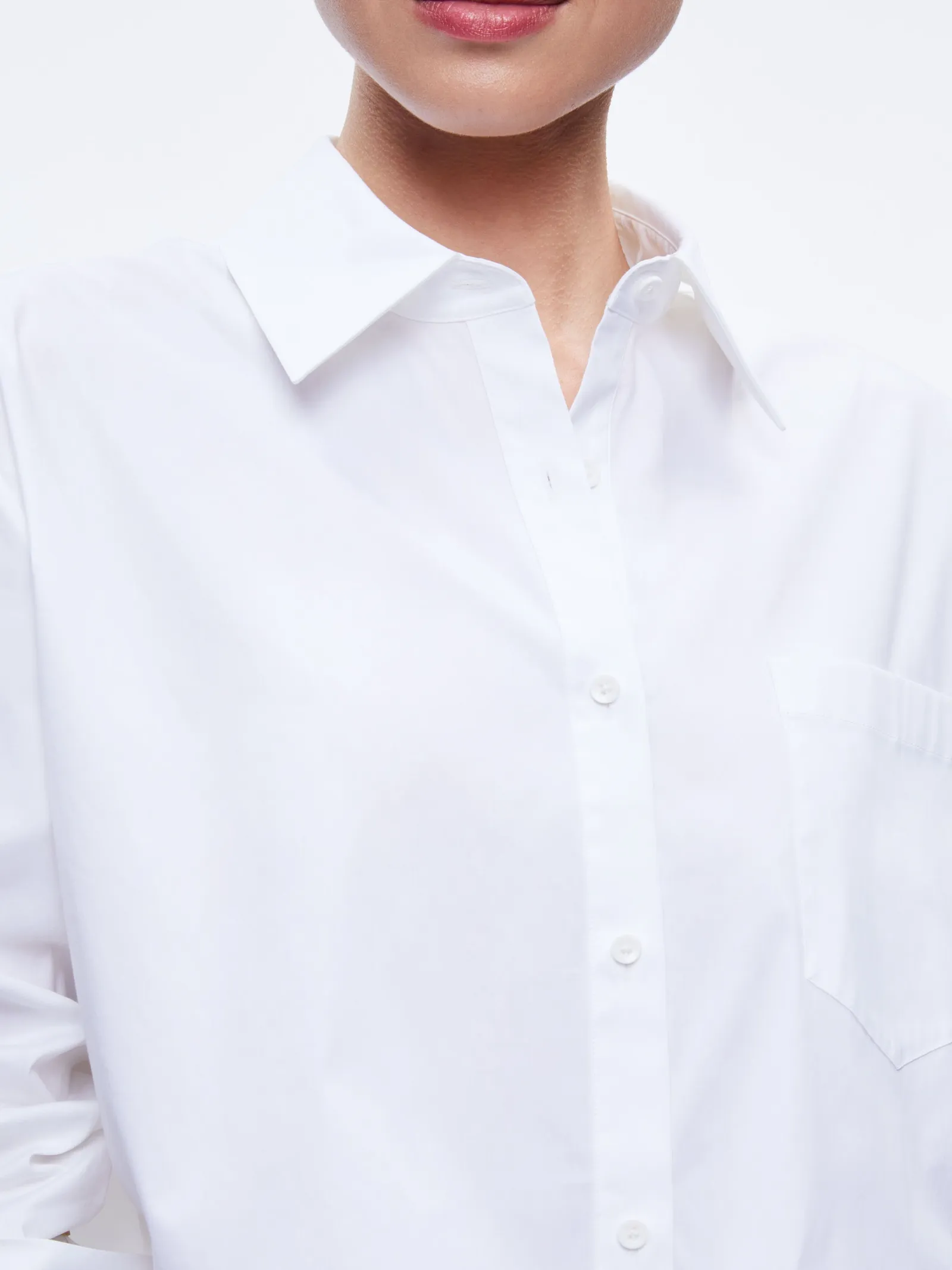 Alice and Olivia CROP TOPS*FINELY CROPPED BUTTON DOWN