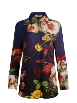 Alice and Olivia BLOUSES*FINELY OVERSIZED BUTTON DOWN