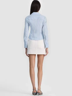 Alice and Olivia CROP TOPS*FREYA BUTTON DOWN TOP