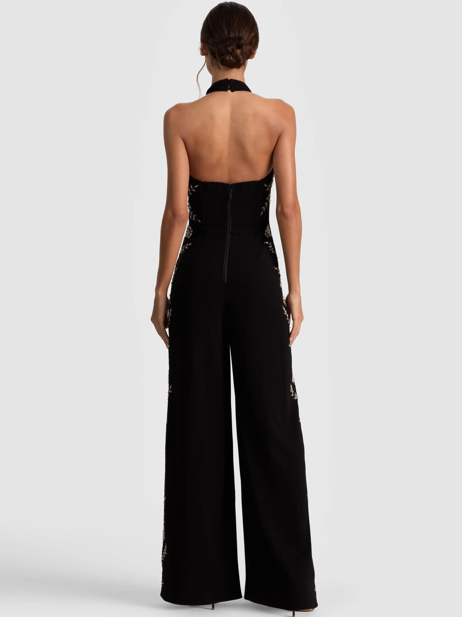 Alice and Olivia JUMPSUITS + ROMPERS*GATZ EMBELLISHED JUMPSUIT