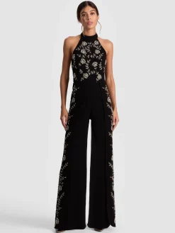 Alice and Olivia JUMPSUITS + ROMPERS*GATZ EMBELLISHED JUMPSUIT