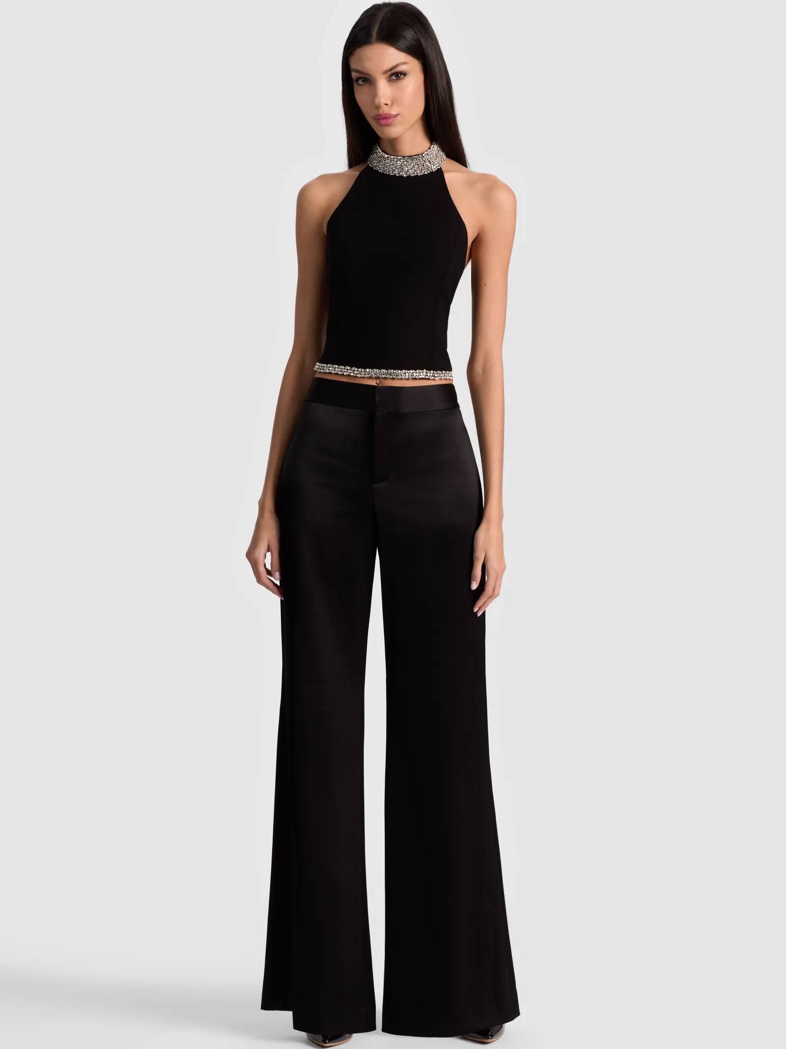 Alice and Olivia TANKS*GATZ EMBELLISHED TOP