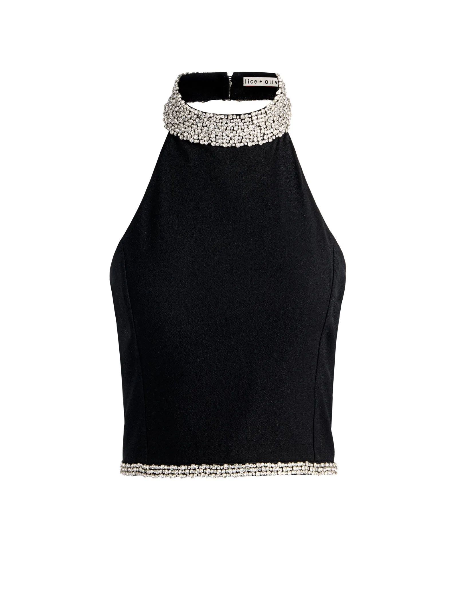 Alice and Olivia TANKS*GATZ EMBELLISHED TOP