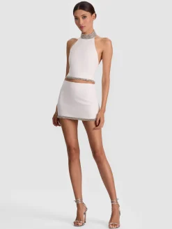 Alice and Olivia TANKS*GATZ EMBELLISHED TOP