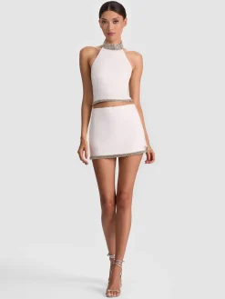 Alice and Olivia TANKS*GATZ EMBELLISHED TOP