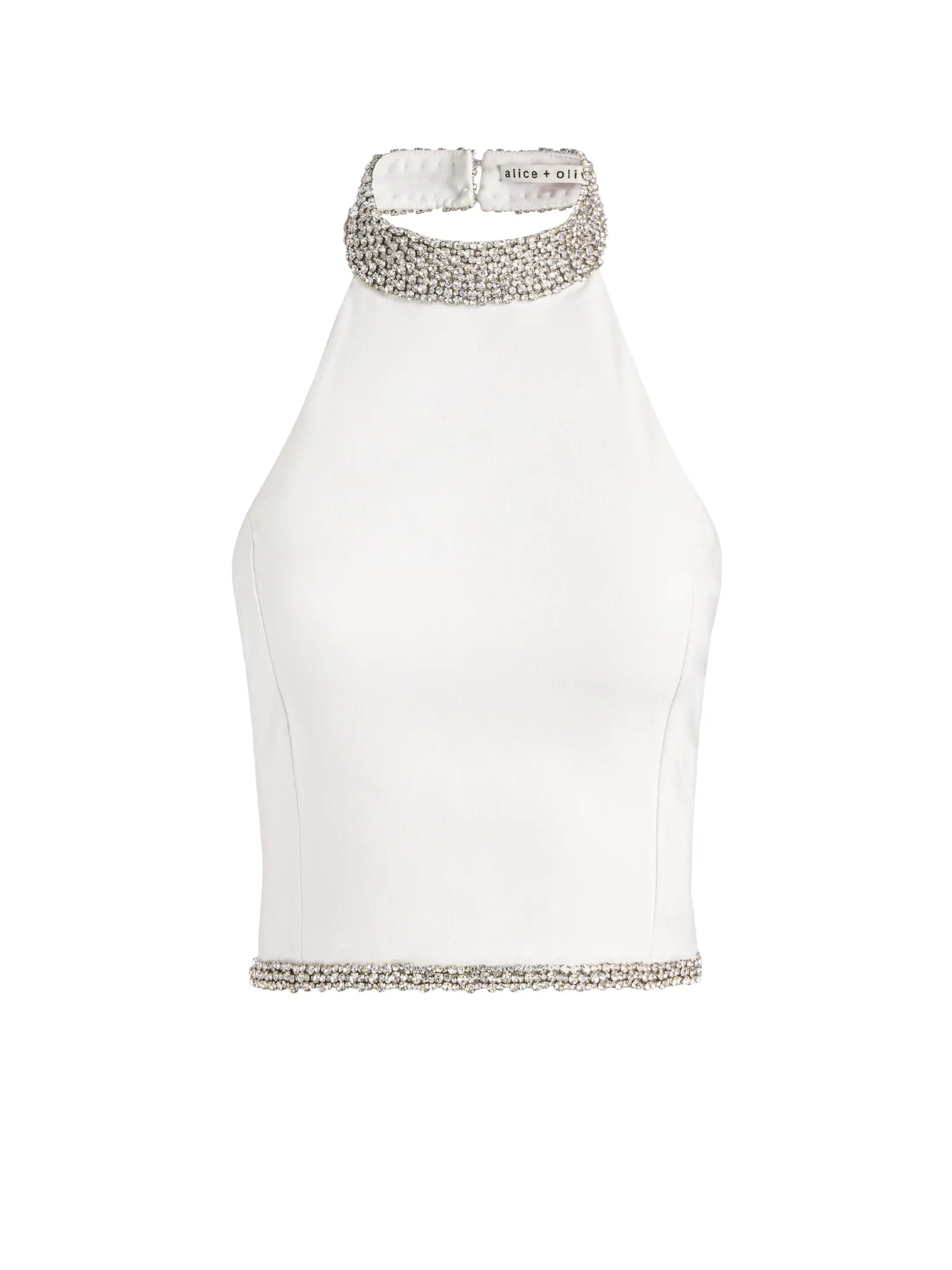 Alice and Olivia TANKS*GATZ EMBELLISHED TOP