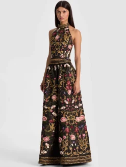 Alice and Olivia CROP TOPS*GATZ EMBELLISHED TOP