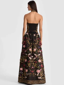 Alice and Olivia CROP TOPS*GATZ EMBELLISHED TOP
