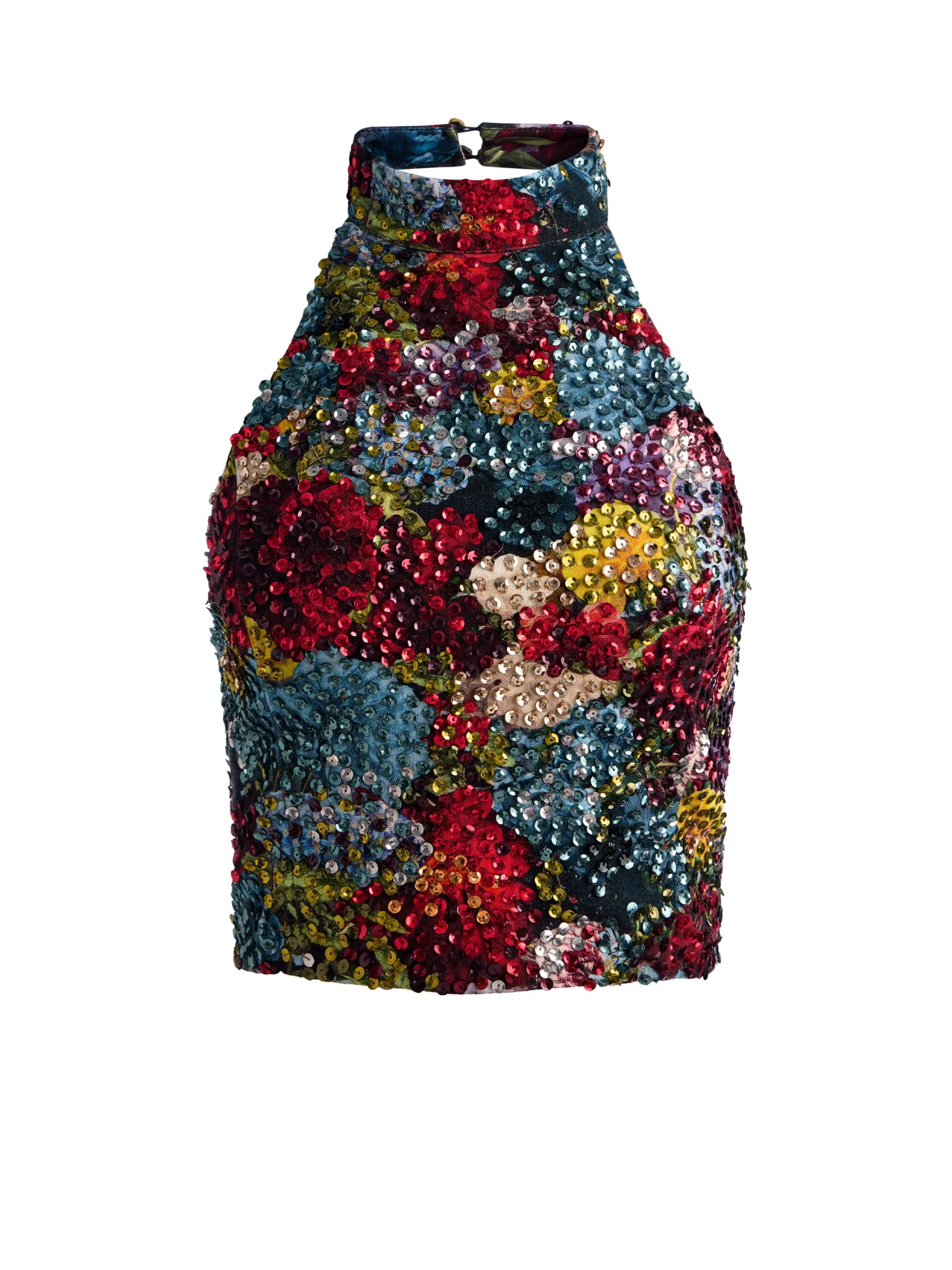 Alice and Olivia CROP TOPS*GATZ EMBELLISHED TOP