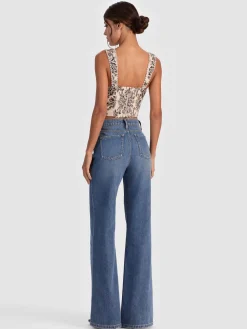 Alice and Olivia CROP TOPS*GUINEVERE EMBELLISHED BUSTIER