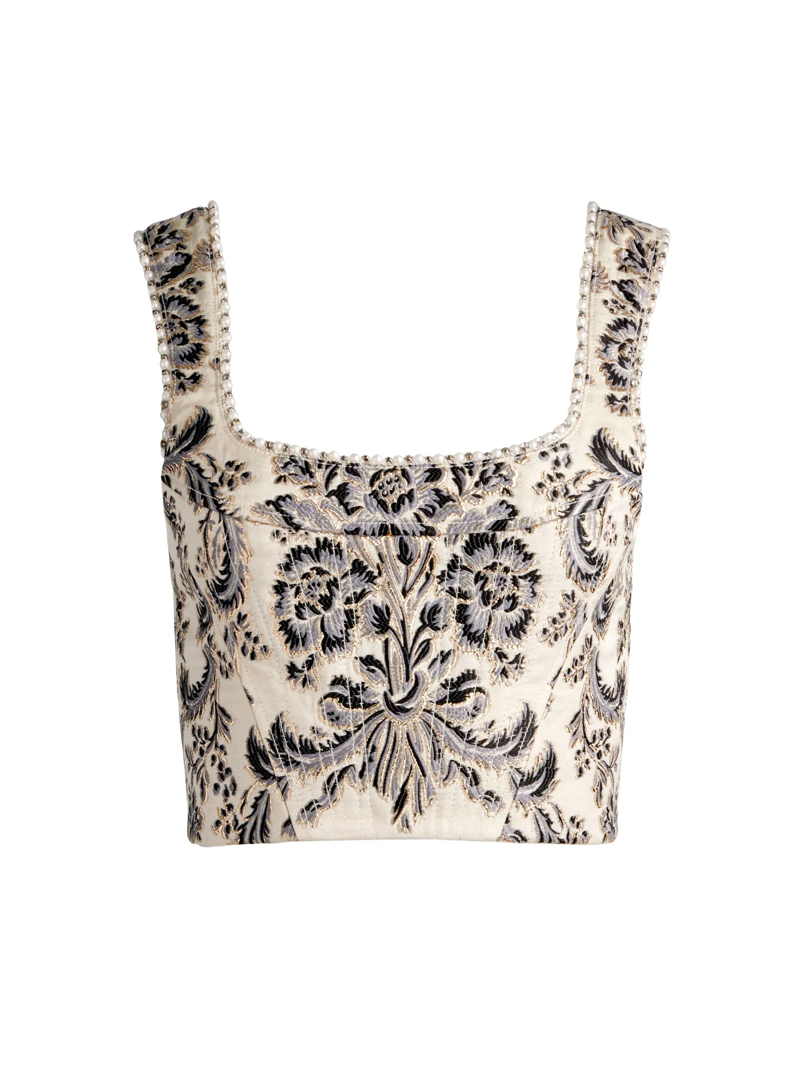 Alice and Olivia CROP TOPS*GUINEVERE EMBELLISHED BUSTIER