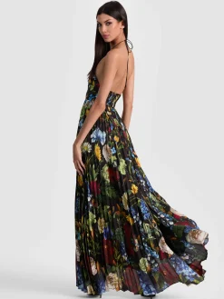 Alice and Olivia MAXI*HANNAH MAXI DRESS