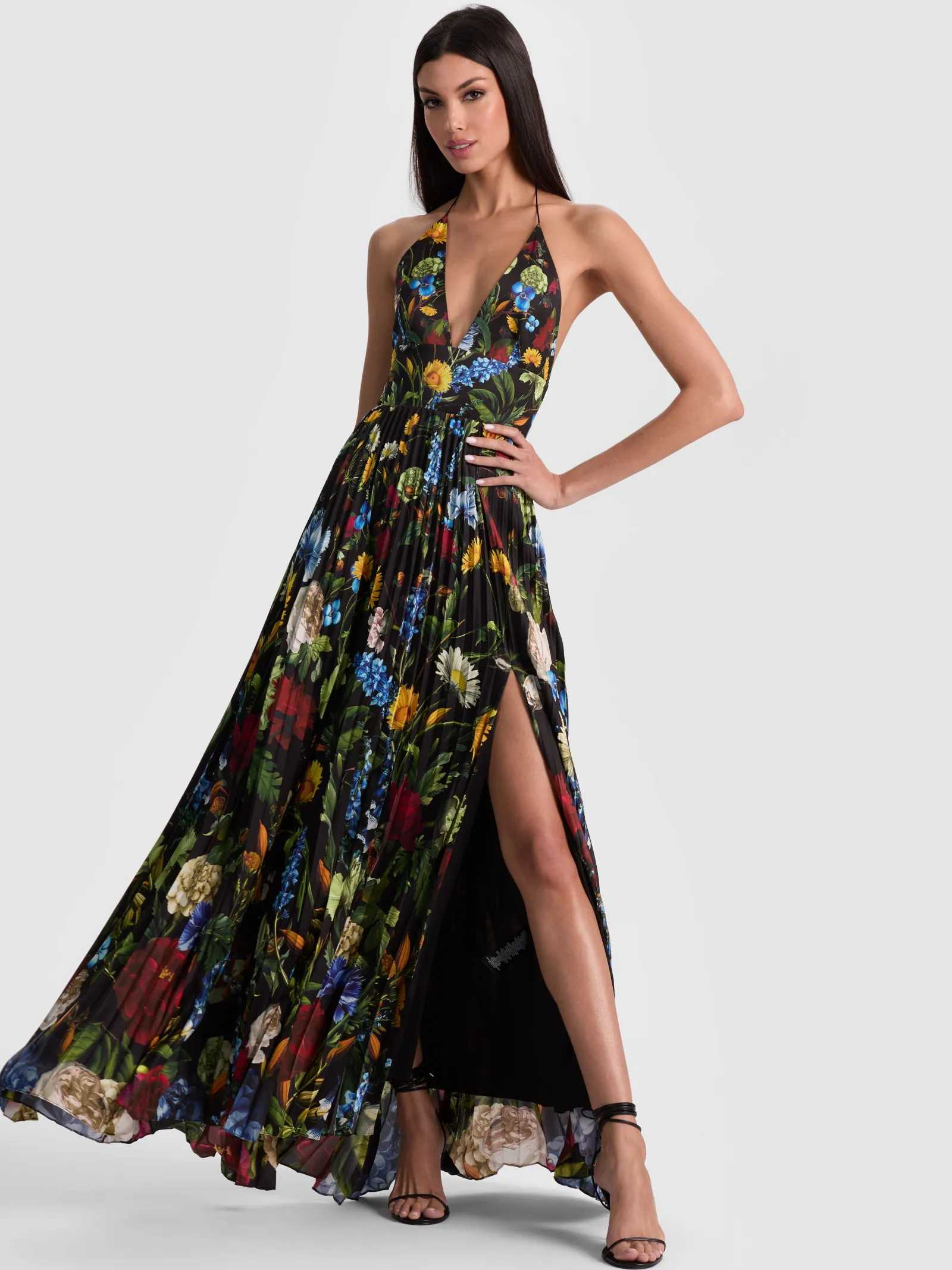 Alice and Olivia MAXI*HANNAH MAXI DRESS