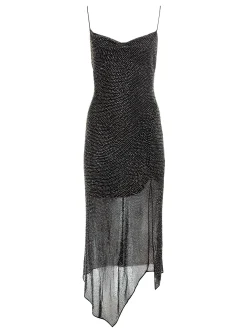 Alice and Olivia MIDI*HARMONY EMBELLISHED SLIP DRESS