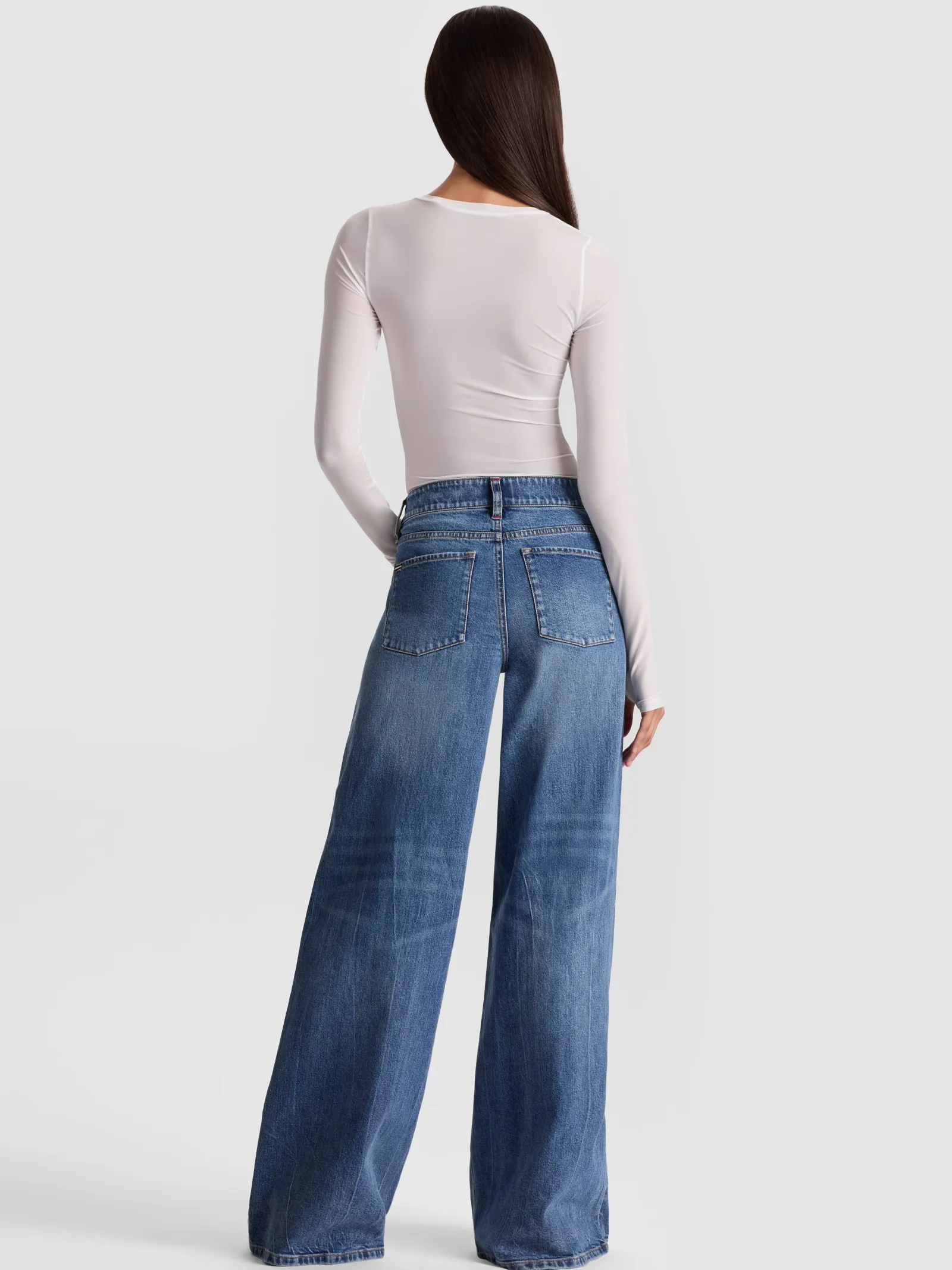 Alice and Olivia BODYSUITS*HOTTIE LONG SLEEVE BODYSUIT