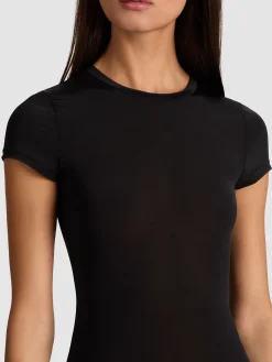Alice and Olivia T-SHIRTS*HOTTIE SHRUNKEN BABY TEE