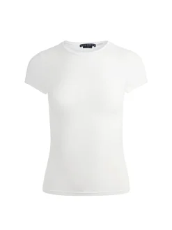 Alice and Olivia T-SHIRTS*HOTTIE SHRUNKEN BABY TEE