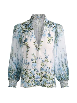 Alice and Olivia BLOUSES*ILAN BUTTON DOWN BLOUSE