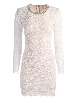 Alice and Olivia MINI*INKA LACE MINI DRESS