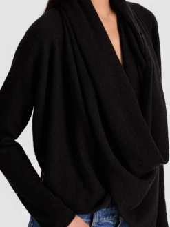 Alice and Olivia PULLOVERS*JULES CASHMERE DRAPED PULLOVER