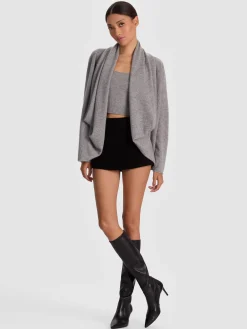 Alice and Olivia PULLOVERS*JULES CASHMERE DRAPED PULLOVER