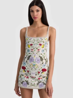 Alice and Olivia MINI*JULIA EMBELLISHED MINI GOWN