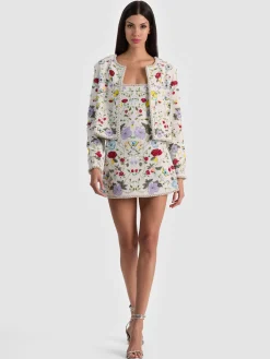 Alice and Olivia MINI*JULIA EMBELLISHED MINI GOWN