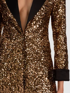 Alice and Olivia BLAZERS*JUSTIN SEQUIN BLAZER