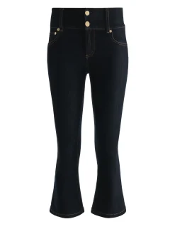 Alice and Olivia JEANS*KAI LOW RISE CAPRI JEAN