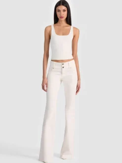 Alice and Olivia JEANS*KAI LOW RISE JEAN