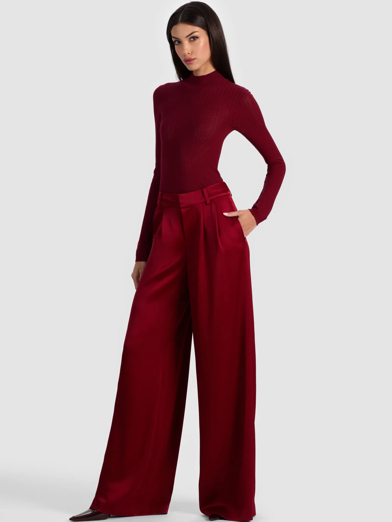Alice and Olivia WIDE LEG*KENNEDY TROUSER