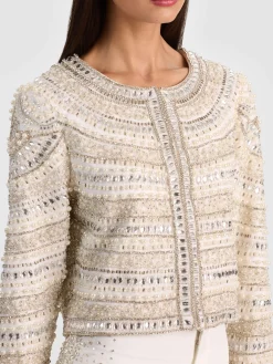 Alice and Olivia JACKETS*KIDMAN EMBELLISHED JACKET