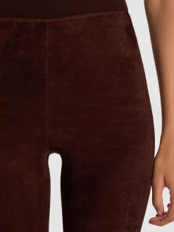 Alice and Olivia LEATHER AND SUEDE*LENNOX SUEDE LEGGING