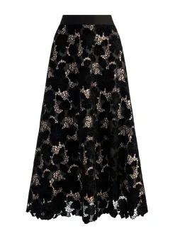 Alice and Olivia MAXI*LORENA LACE MAXI SKIRT