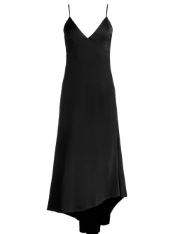 Alice and Olivia MIDI*LUCIANA SLIP DRESS