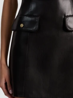 Alice and Olivia MINI*MARCELLA VEGAN MINI DRESS