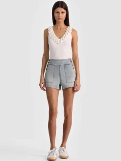 Alice and Olivia TANKS*MARNIE RUFFLE TANK